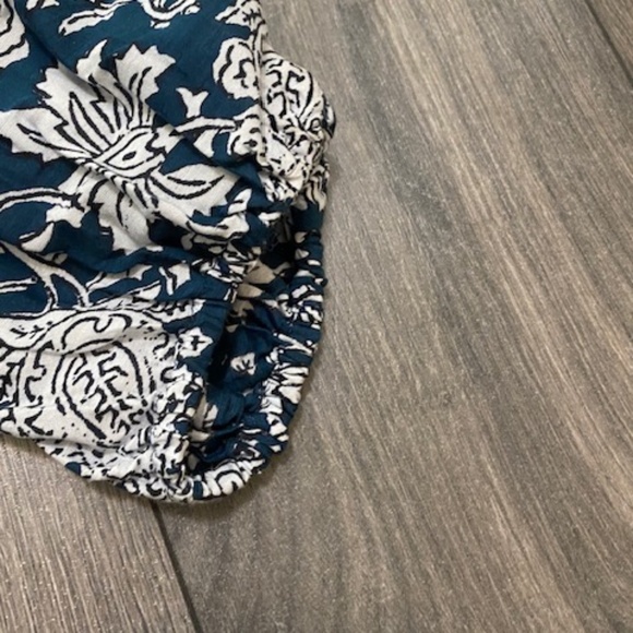 Apiece Apart Sabine Cotton Silk Floral Print Mini Dress Sz 0 - Picture 7 of 11